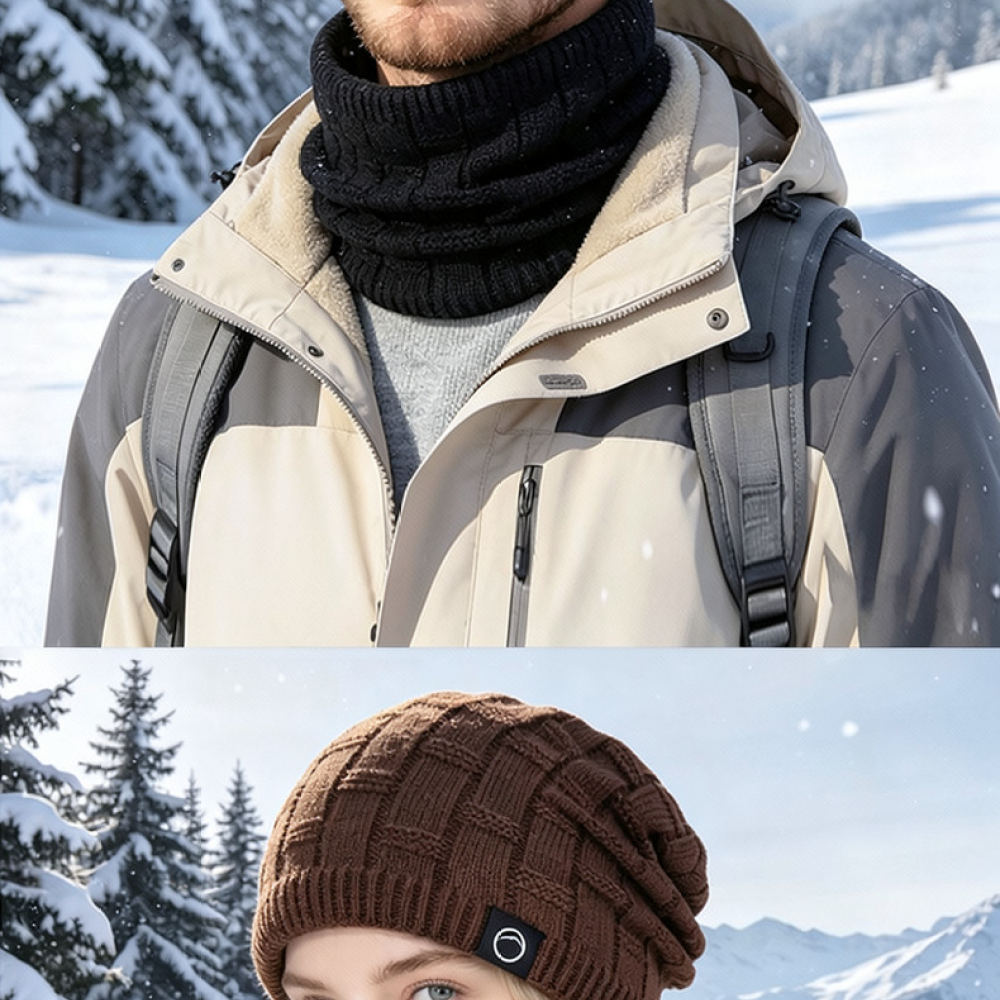 Cycling Commute Essentials - Conjunto de gorro e cachecol de