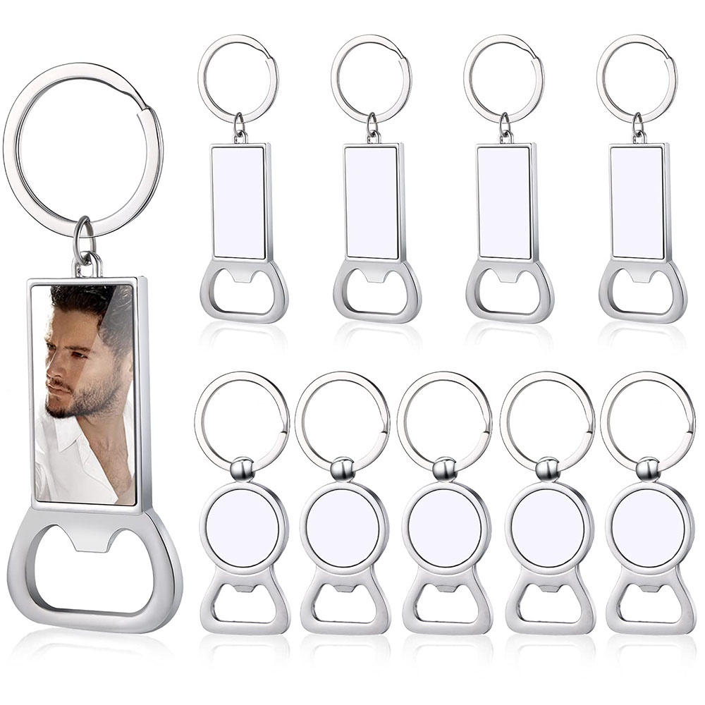 Chain Lock Combination - 10 pçs sublimação em branco chaveiros