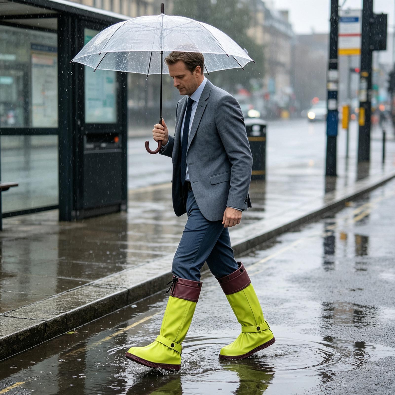 Capas de chuva para sapatos co - Cycling Commute In Rain avaliação e preço