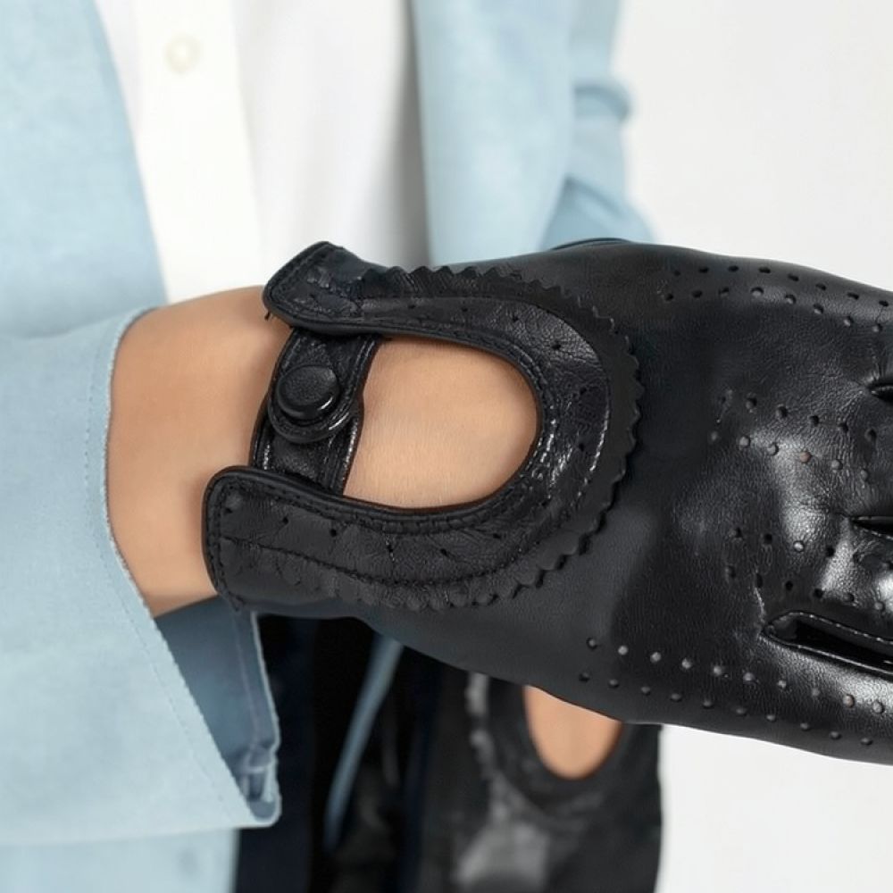 Luvas de couro femininas elega - Cycling Commute Essentials avaliação e preço